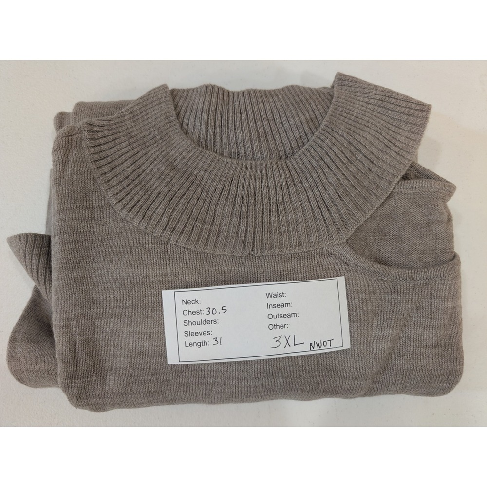 Colleen Lopez Womens 3XL Gray Long Sleeve Cutout Neck Knit Sweater - Picture 4 of 4